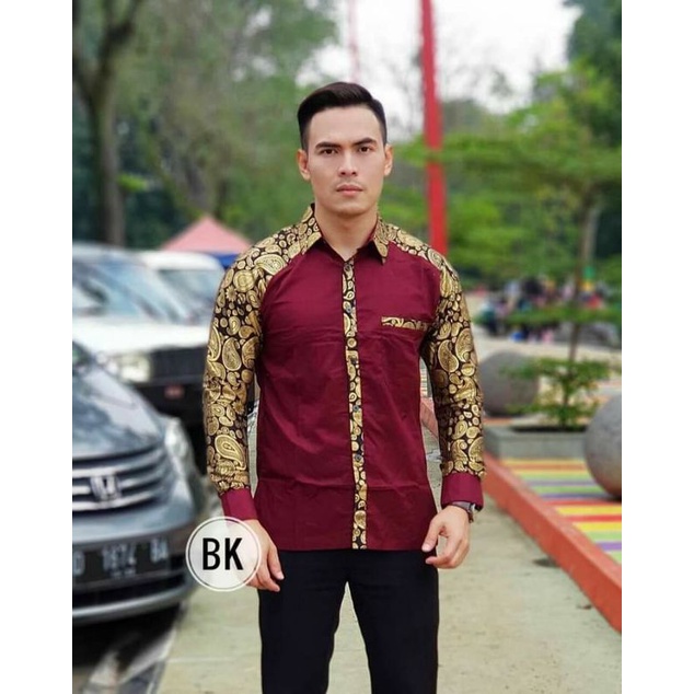 Seragam Kerja Pria Baju Batik Pria