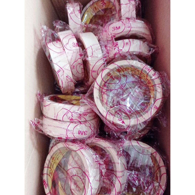 

Masking Tape 1" 3M Lakban Kertas