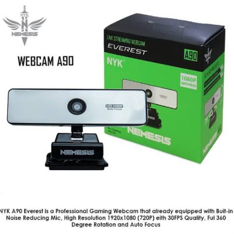 webcam external pc&amp;notebook Nyk nemesis everest A90 /camera external Nyk A90 original