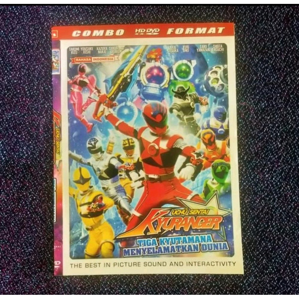 PROMO KASET DVD FILM KYURANGER DVD FILM ANAK COWOK