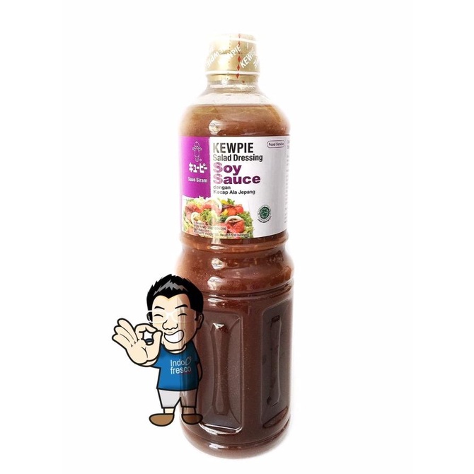 

Kewpie Salad Dressing Japanese Soy Sauce- Saus Siram ala Jepang 1L