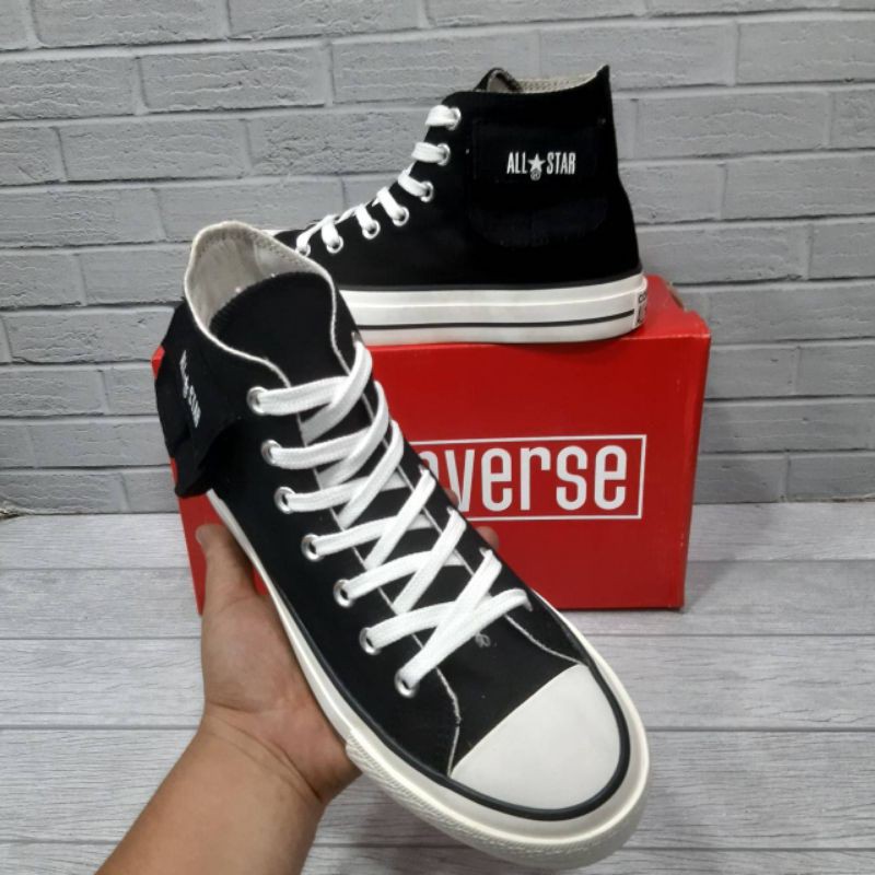 sepatu converse Converse all star cargo high black sepatu converse original