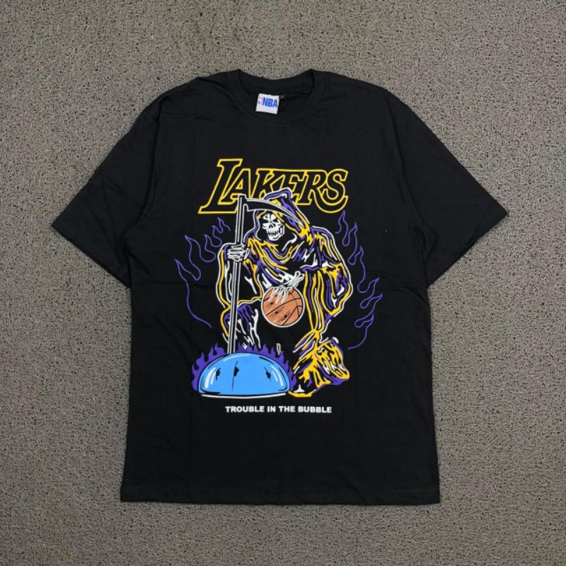 KAOS LAKERS HIGH QUALITY CASUAL HYPE FASHION PRIA