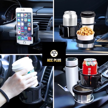 Car Cup holder HD-41 3 IN 1 multifungsi dudukan Hp tempat botol minuman penyangga gelas stand handphone anti slip anti tumpah bracket stand HD41