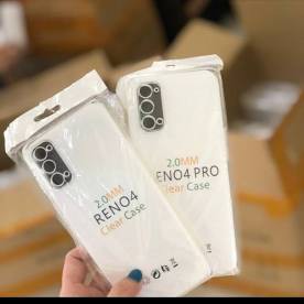 OPPO RENO6 4G/RENO 5/RENO5 F/5F/RENO4 F/4F/RENO 4/Reno 4Pro Softcase TPU Bening Tebal 2.0 HD CLEAR 6 PRO (by ga2)