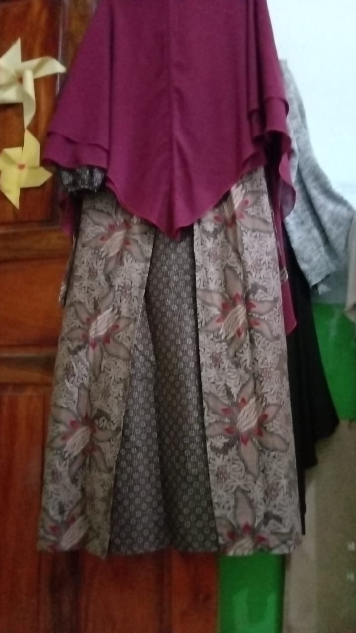 Ms Gamis Batik Sriwedari|manggar|padi Macam Mt Maxi Jumbo Bumil/busui Katun Sogan Allsize Ld104-120