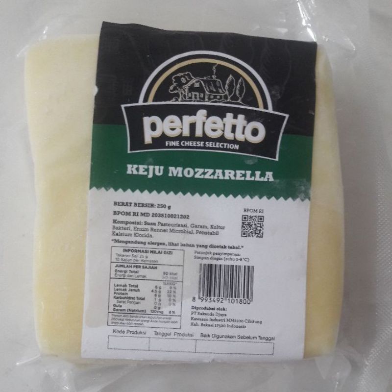 

PERFETTO keju mozarella 250gr