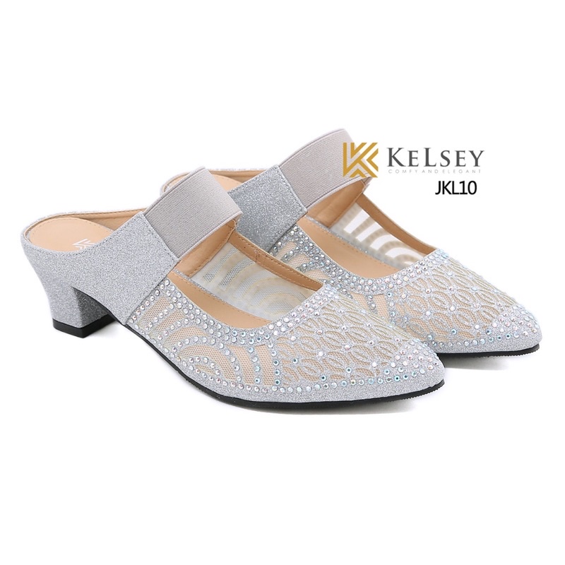 Sandal Heels Hak Tahu 5cm Wanita KELSEY JKL10 / Sandal Heels Wanita