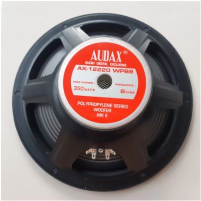 SPEAKER AUDAX AX 12220 WOOFER 12 INCH SPIKER WUFER AUDAX 350 WATT ORIGINAL ASLI 12IN 12" AUDAX