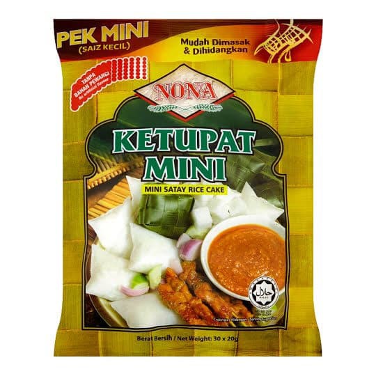 

Nona Ketupat Mini Instan isi 30 bungkus x 20g / Ketupat Mini Instan