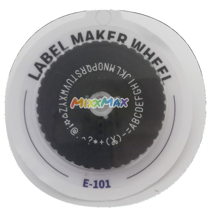 

(TERLARIS) WHEEL untuk LABEL MAKER MOTEX 101 dan CIDY 101 - KAPITAL+SIMBOL