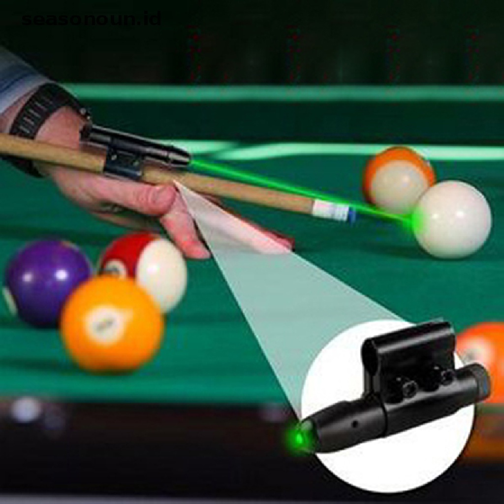 (seasonoun) Cue Sight Alat Latihan Koreksi Postur Pukulan Stik Biliar