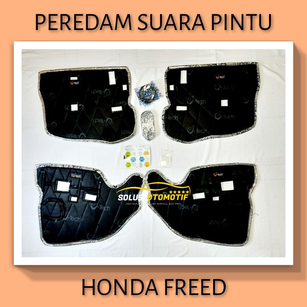 HONDA FREED 2013-2016 Facelift Peredam Suara Pintu Aksesoris Mobil VTECH Ori + Peredam Noise Speaker