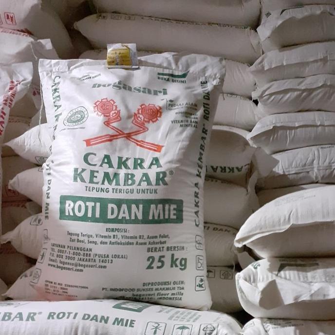 

TERBARU GOSEND ~ Terigu Cakra Kembar - 25 kg ( karung )