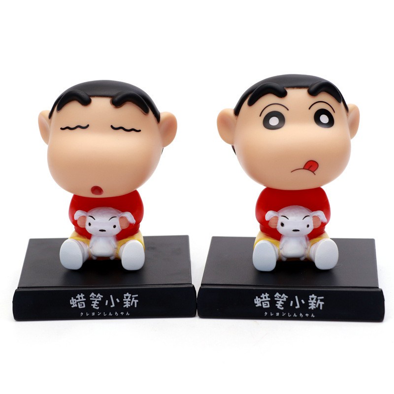 Pajangan Dashboard Mobil Bobble Head Figure Kepala Goyang Shinchan