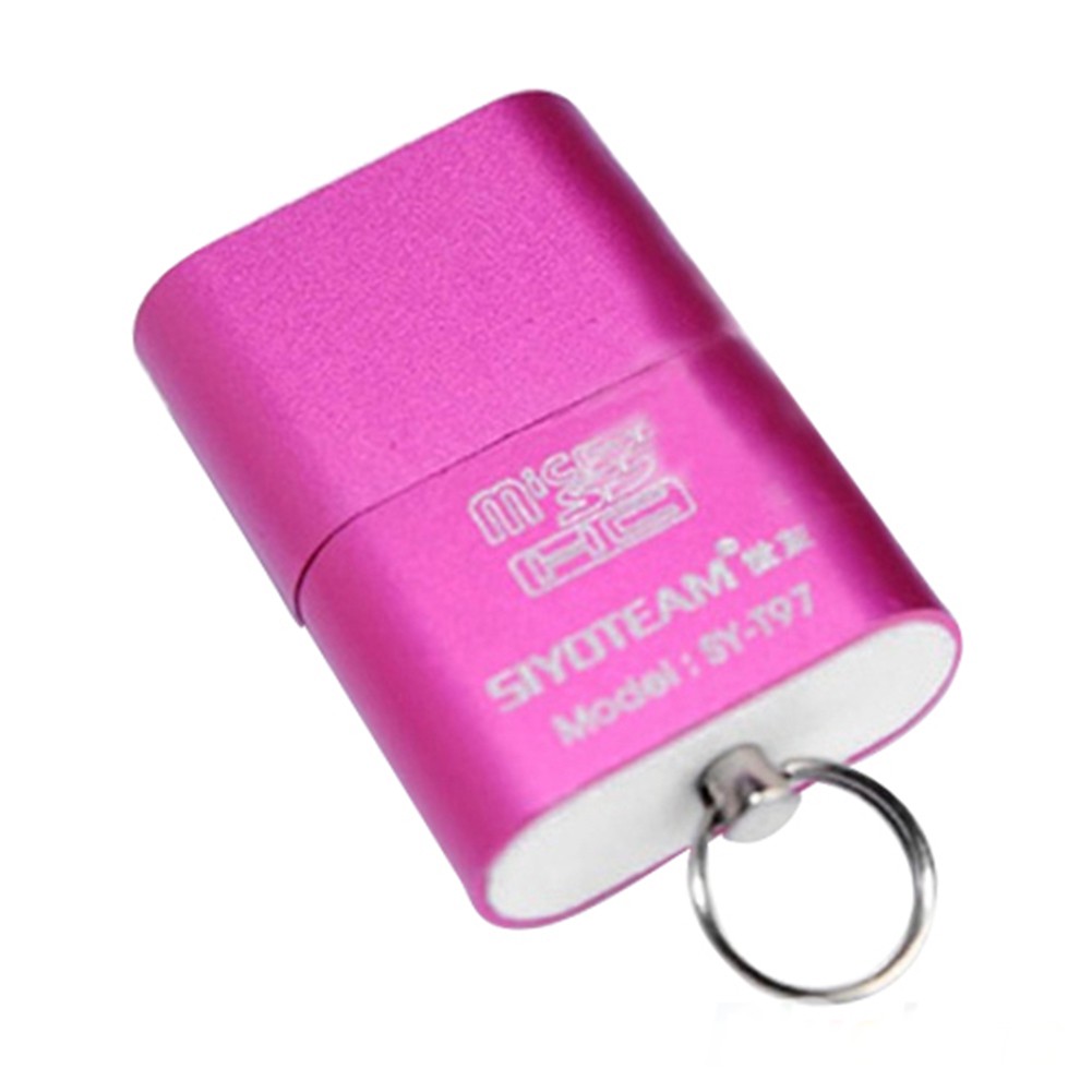 Card Reader Adapter Portable Mini USB 2.0 SD TF T-Flash Memory
