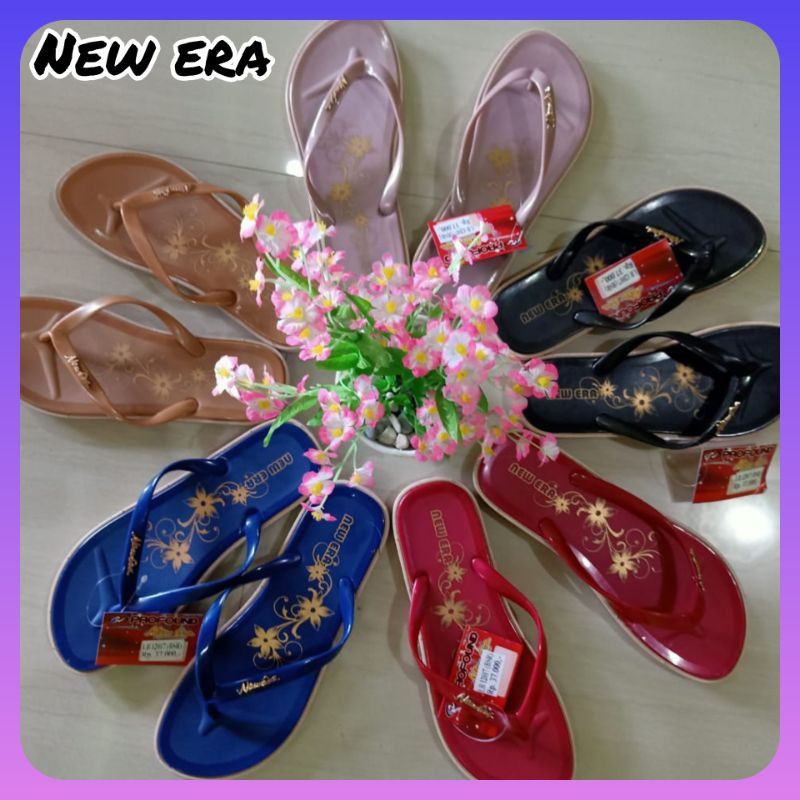 SANDAL JAPIT WANITA KEKINIAN(NEW ERA)