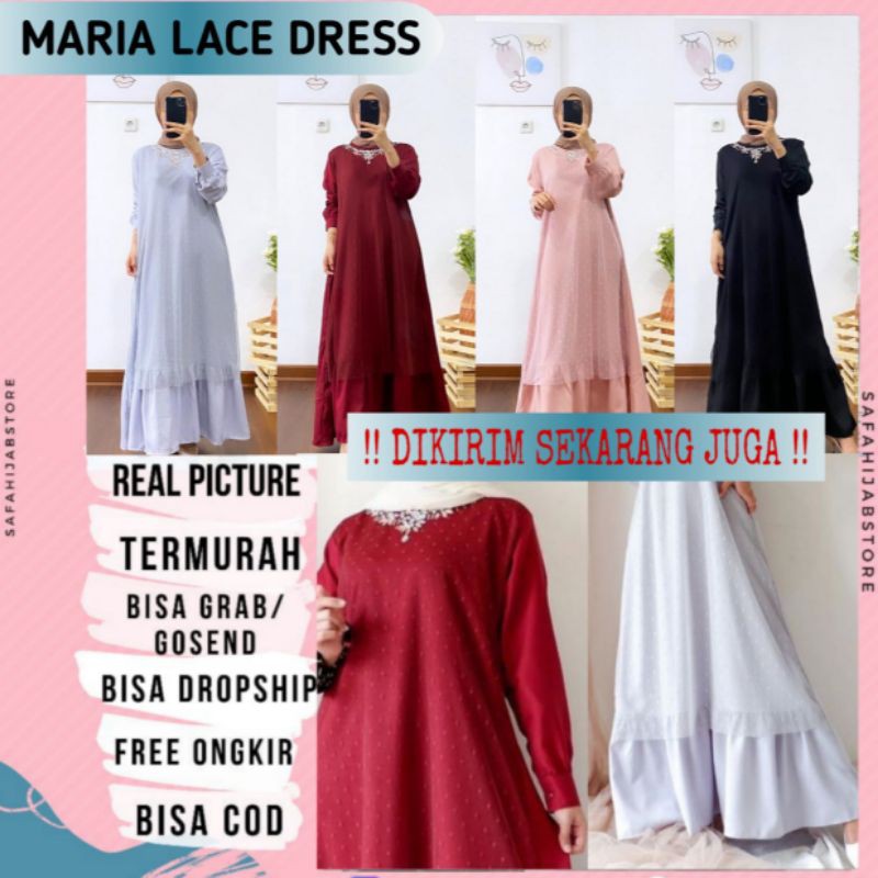 MARIA LACE DRESS / GAMIS LEBARAN