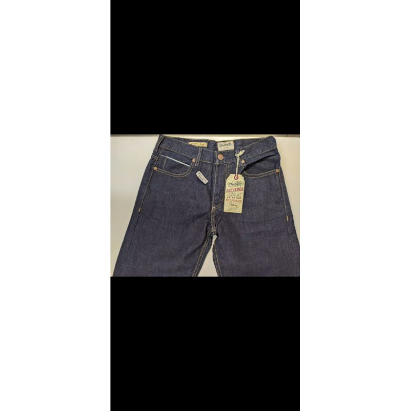 celana selvedge wrangler