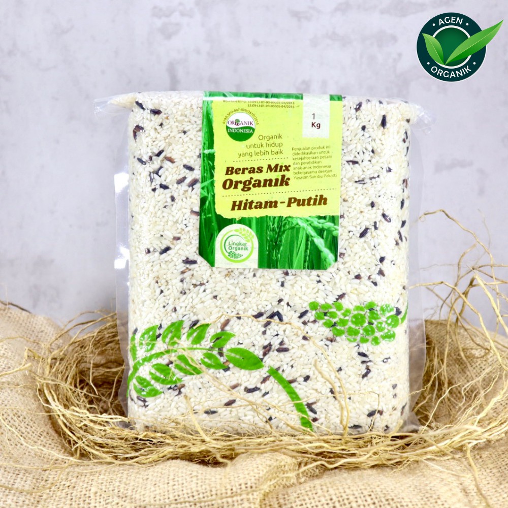 

Beras Organik Mix Hitam Putih 1KG - Lingkar Organik