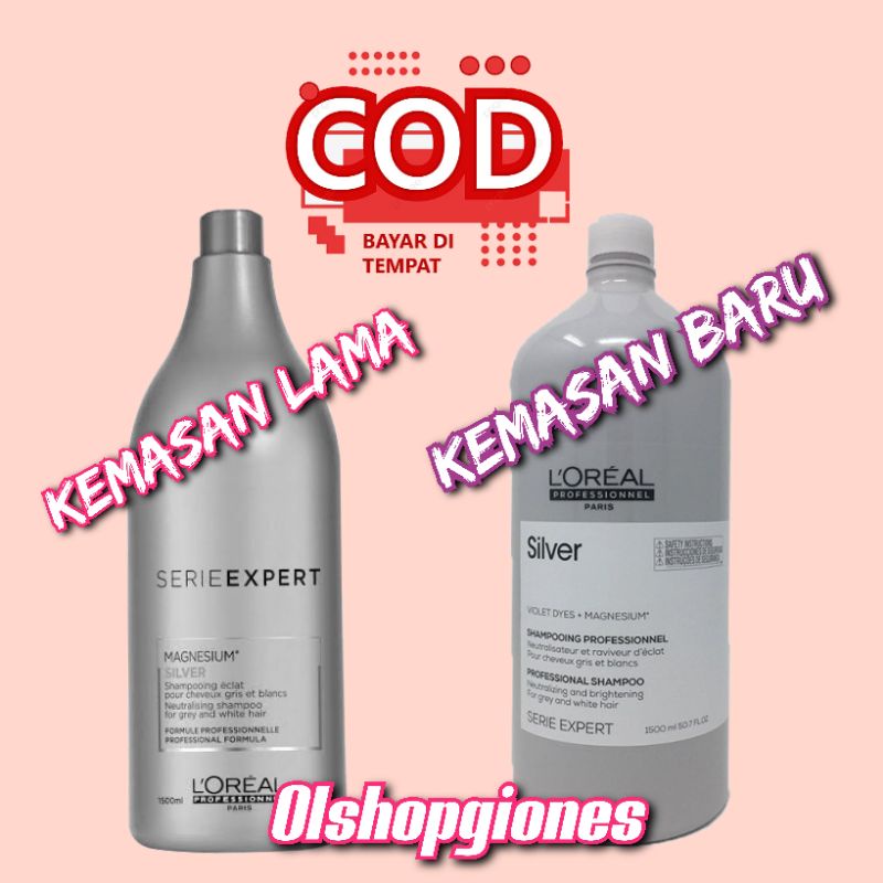 L'Oreal Professionnel Serie Expert Silver Shampo 1,5L shampoo purple abu abu