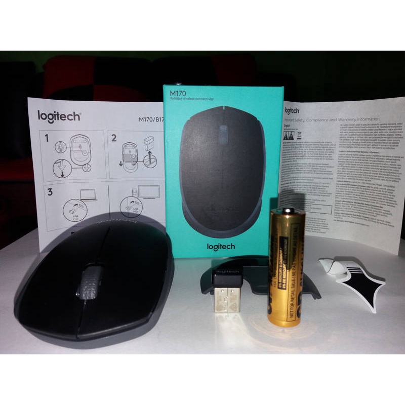 Mouse Wireless Logitech M170 M 170 Logitech Original Harga Grosir Logitech M170