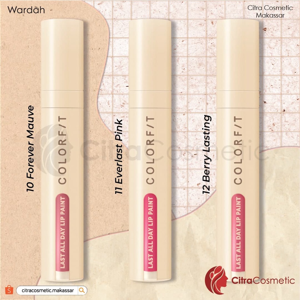 Wardah Colorfit Last All Day Lip Paint