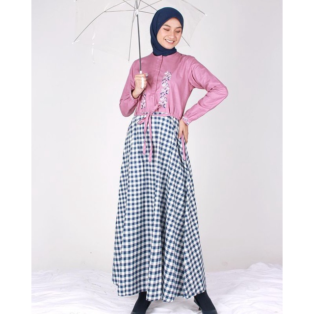 Sale Dannis 40% / Abaya Dewasa 210505 by Rumah Dannis Size S /Abaya Dannis / Gamis Dannis / Abaya Mu