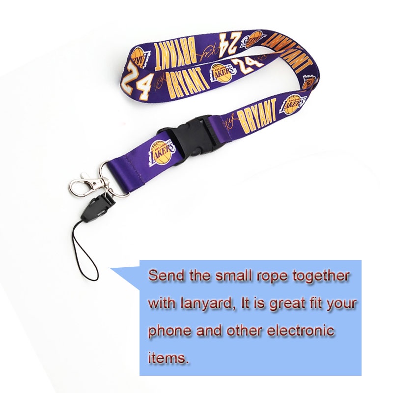 Nba Tali Lanyard Gantungan Kunci Desain Kobe Bintang Anti Jatuh Untuk Ponsel