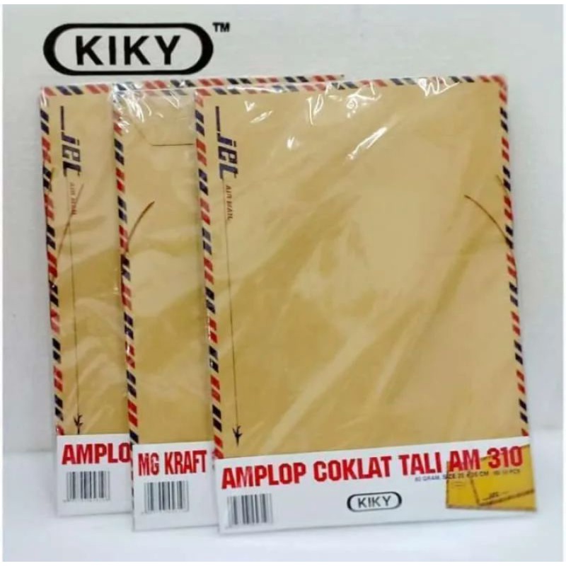 

AMPLOP TALI COKLAT 1PAK ISI 10 PCS