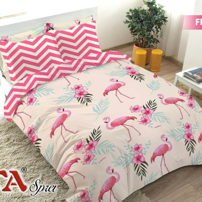 Sprei Fata Flamingo Pink 180x200