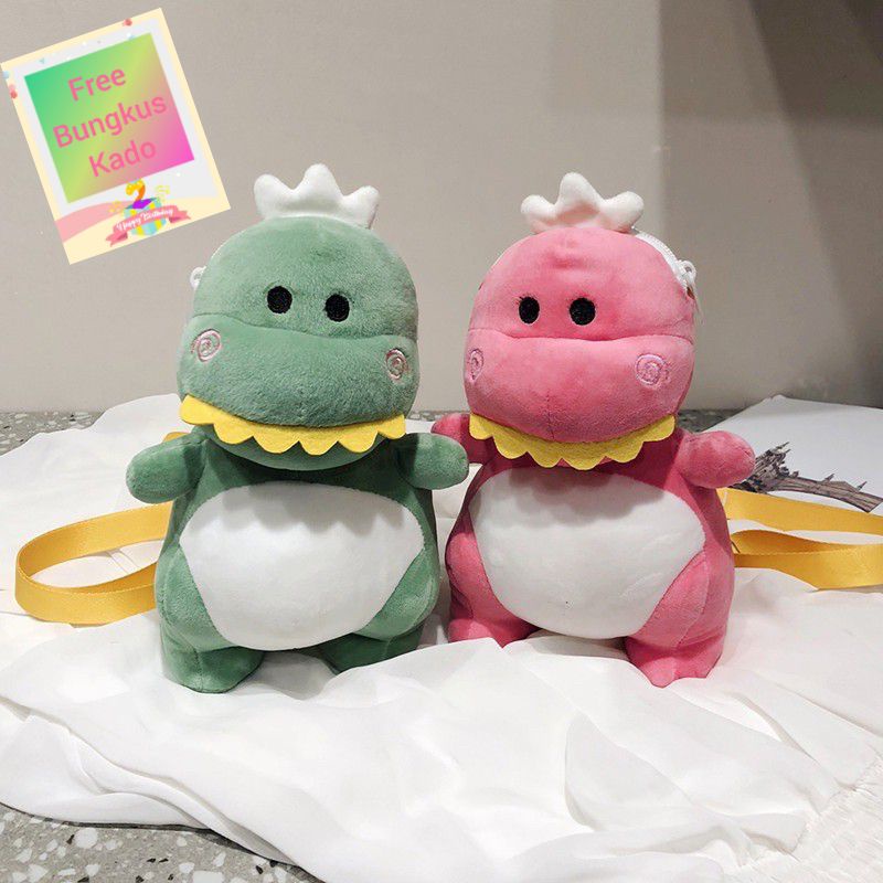 Tas Selempang Boneka Dinosaurus
