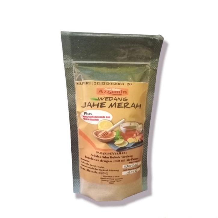 

ASLI WEDANG JAHE MERAH 125 G SUDAH SERTIFIKAT HALAL DAN PIRT