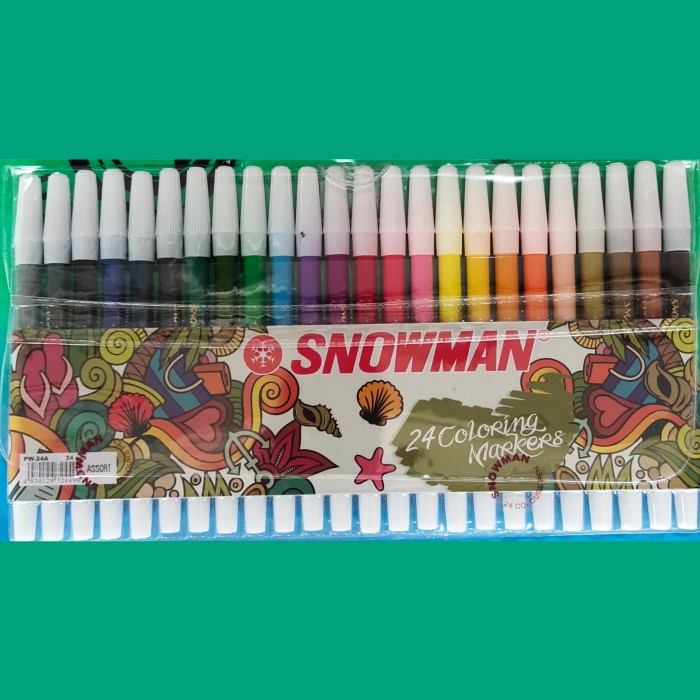 

Hadir Pensil Warna Snowman Spidol 24 Warna Limited