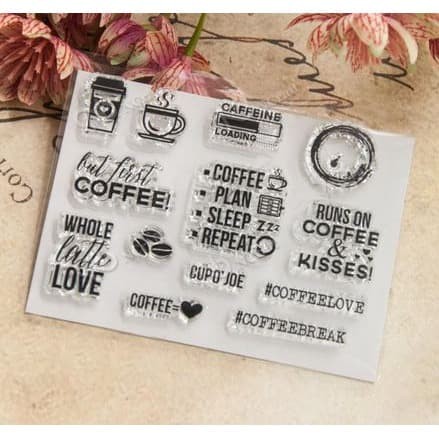 Clear Stamp (Stempel Transparan/Bening - Coffee Lovers