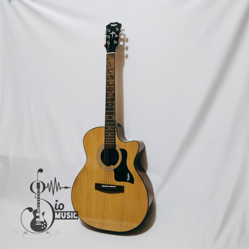 gitar akustik Taylor elektrik Ter Tanam besi Paket Lengkap FREE PACKING KAYU