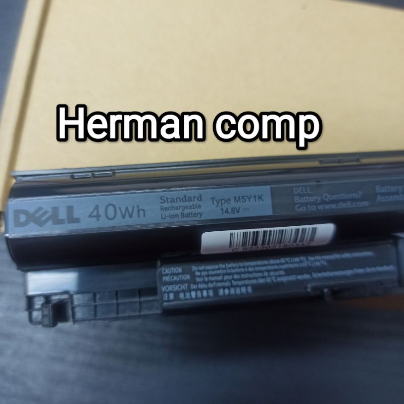 Original Baterai Dell P60G P64G P65G P51F P52F P28E P47F Series M5Y1K 40WH