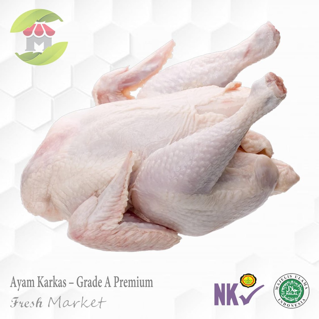 

Ayam Karkas Broiler 0,9-1Kg Ayam Potong