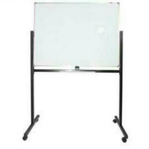 

Papan Tulis / White Board Magnetic Tiang + Roda 1 Muka / Sisi Sakura