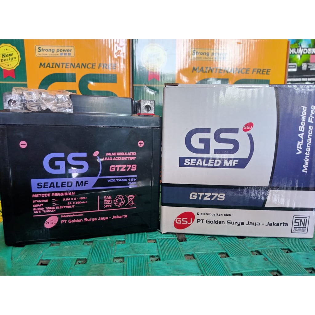 Aki Motor Vario 125, CB 150R Old/New, Satria Fu GTZ7S GS MF