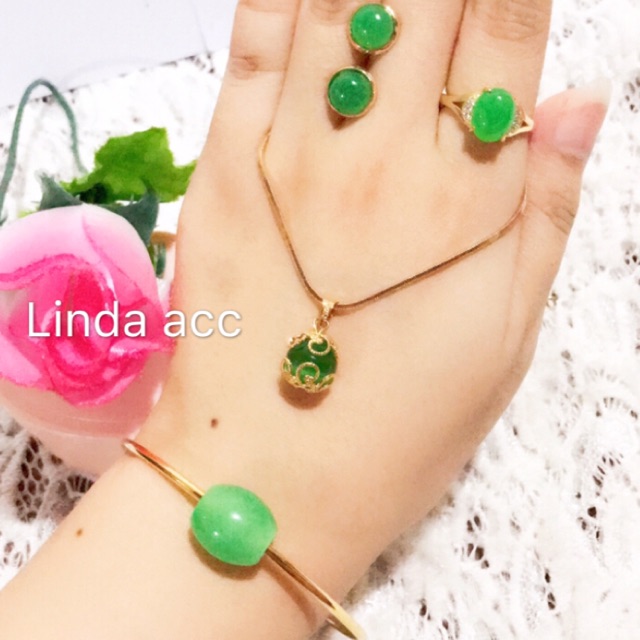 set giok gelang giok