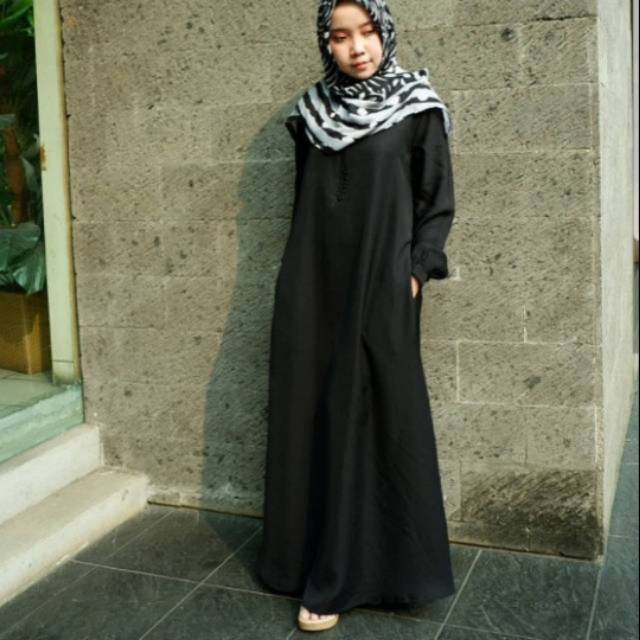 Cairo Abaya Black (Rathanassa.Id)