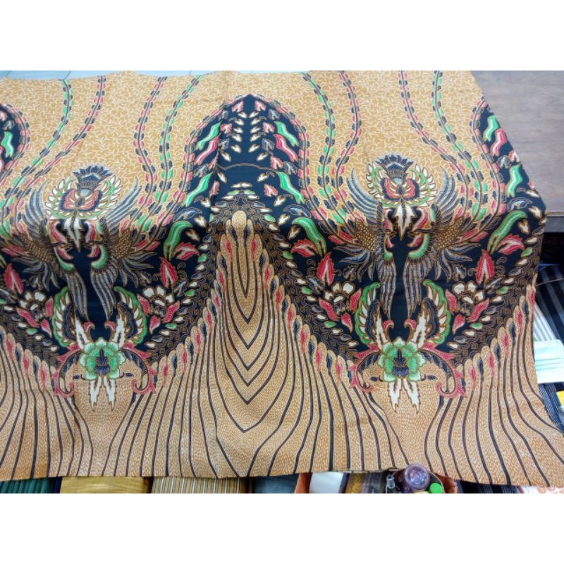 Kain batik solo merak kembar ukel jalar