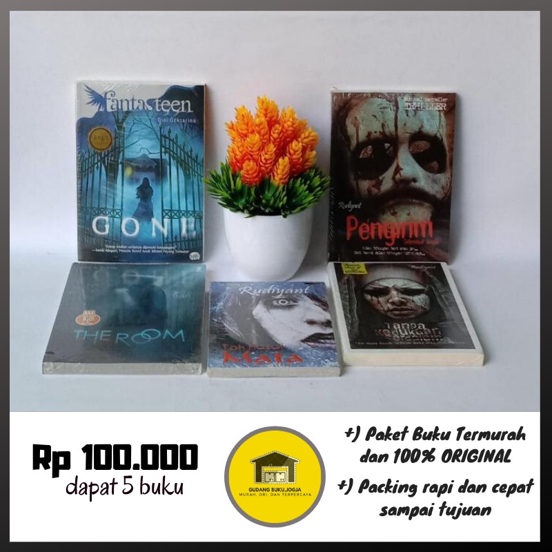 PAKET 5 BUKU HOROR Novel Gone - Fantasteen