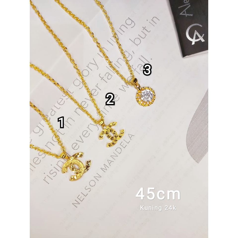 Kalung Mas 999 Lapis Emas 24k