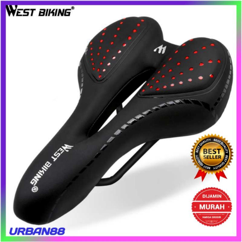 West Biking Jok Sadel Sepeda Silicone Gel Cushion