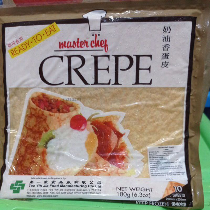 

Masterchef Crepe Frozen Impor