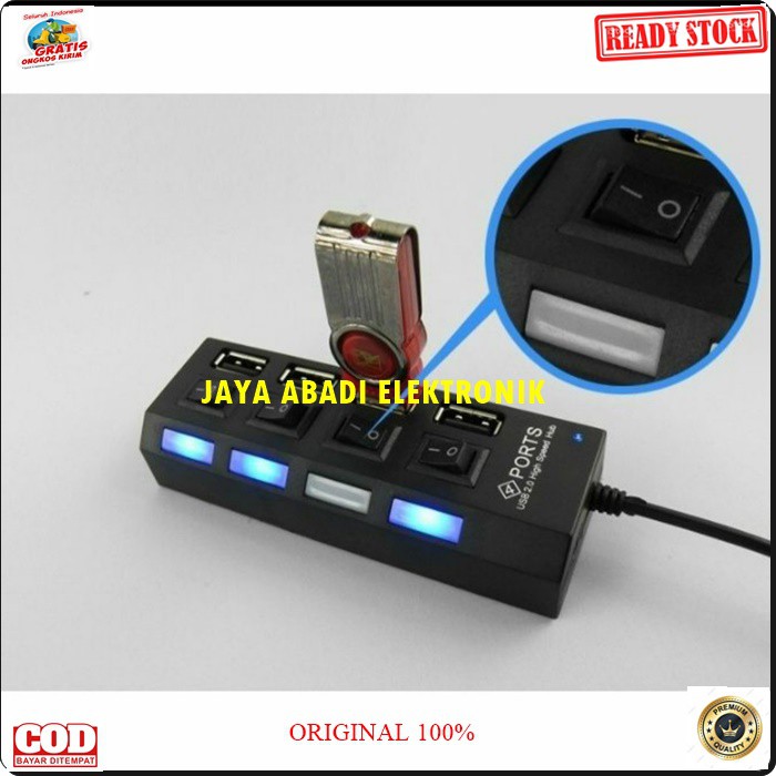 G247 ORIGINAL USB HUB SAKLAR 4 PORT SLOT SAMBUNGAN DEVICE ALAT PENAMBAH CABNG ADA ON OFFNYA CABLE KONEKTOR KOMPUTER CPU LAPTOP SPEED PC PENGHUBUNG ADAPTOR BISA UNTUK SEGALA KOMPUTER BISA JUGA UNTUK SEGALA JENIS ADAPTOR HP UNTUK CAS DAN HARGANYA TERJANGKAU