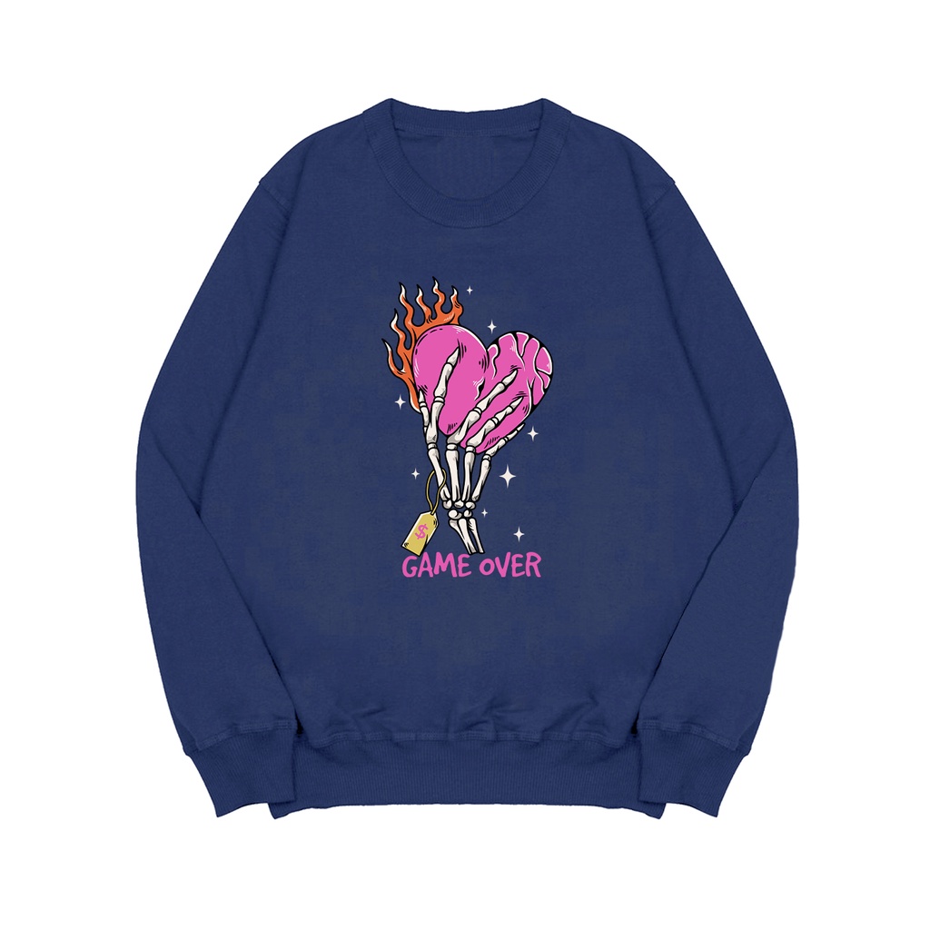 Sweater Pria Love is Game Pria Fleece M - XXL