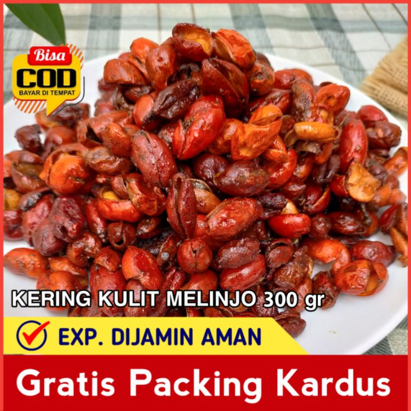 

Keripik Kering Kulit melinjo Pedas Manis 300 Gram Enak Renyah